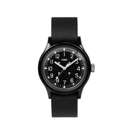 Timex Camper x Pop Trading Company MK1 26mm Watch (Schwarz)