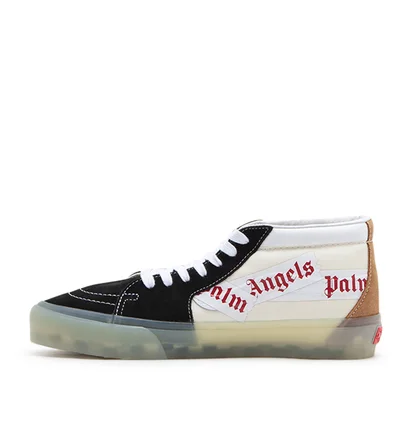 Vans Vault x Palm Angels Sk8-Mid VLT LX (Beige / Schwarz)