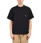 Brain Dead Mini Waffle Mock Neck T-Shirt (Schwarz)