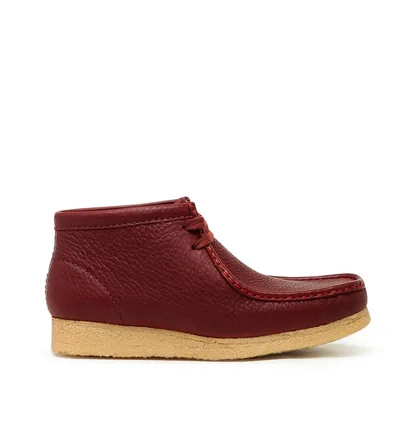 Clarks Originals x Sporty & Rich Wallabee Boot (Bordeaux)