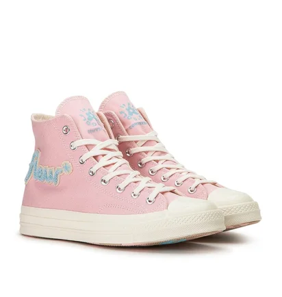 Converse x Golf le Fleur* Chenille Chuck 70 (Rosa)