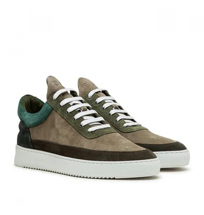 Filling Pieces Low Top Ripple (Olivgrün)