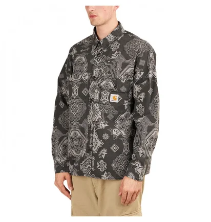 Carhartt WIP Longsleeve Verse Shirt (Schwarz)
