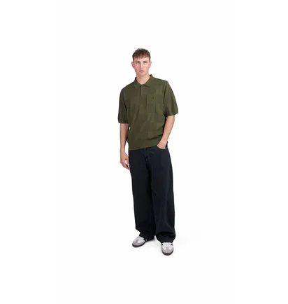 Carhartt WIP S/S Checker Polo (Grün)