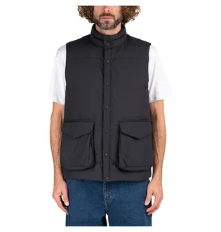 Snow Peak Recycled Nylon Ripstop Down Weste (Schwarz)