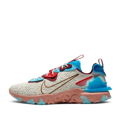 Nike React Vision (Beige / Türkis / Rot)