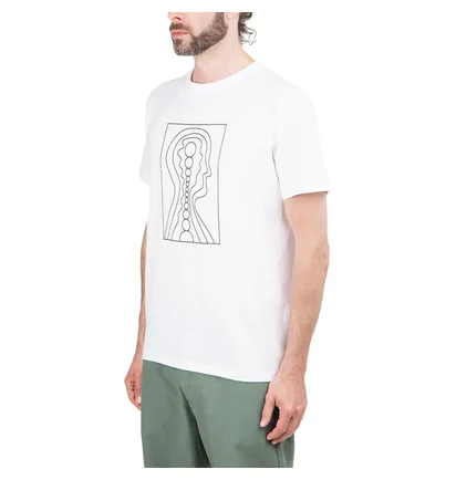 Norse Projects x Geoff McFetridge Niels Stick Drawing T-Shirt (Weiß)