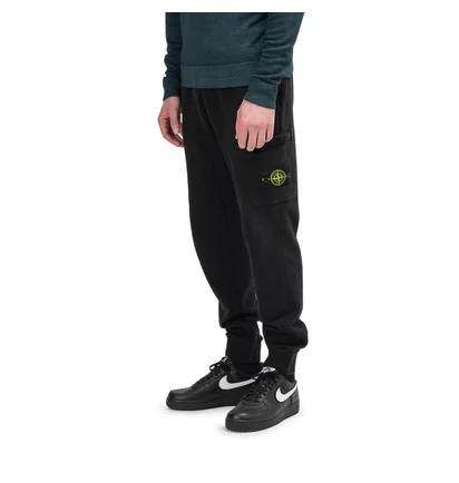 Stone Island Cotton Fleece Pant (Schwarz)