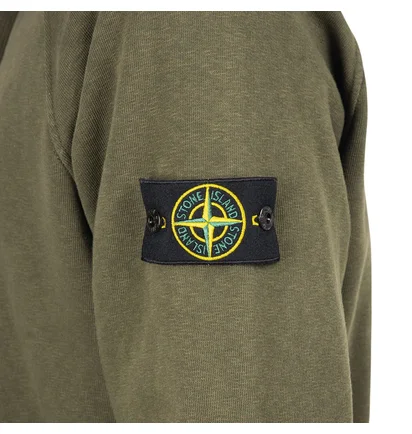 Stone Island Patch Hoodie (Khaki)