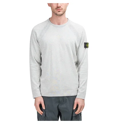 Stone Island Reversible Knit Pullover (Hellgrau)