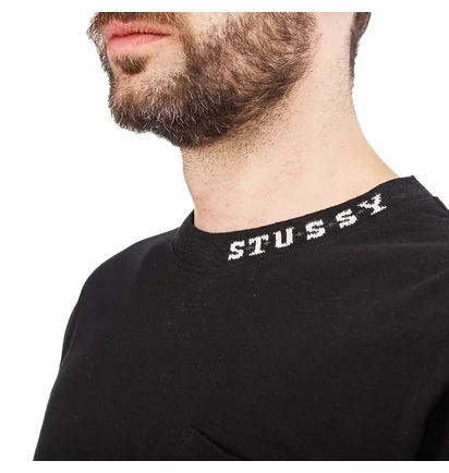 Stüssy Diamonds LS Crew (Schwarz)