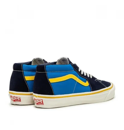 Vans Vault UA OG Sk8-Mid LX (Blau / Gelb)