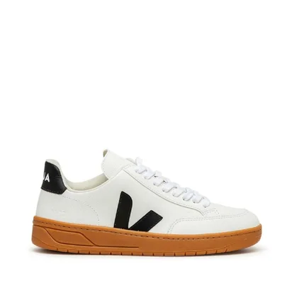 Veja WMNS V-12 Chromefree Leather (Weiß / Schwarz / Gum)
