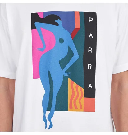 by Parra Beached and Blank T-Shirt (Weiß)