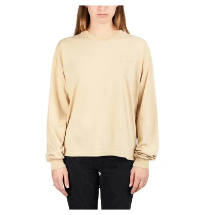 Carhartt WIP W L/S Mosby Script T-Shirt (Braun)