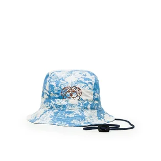 Carne Bollente Night Of The Giving Head Bucket Hat (Blau / Weiß)