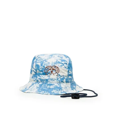 Carne Bollente Night Of The Giving Head Bucket Hat (Blau / Weiß)