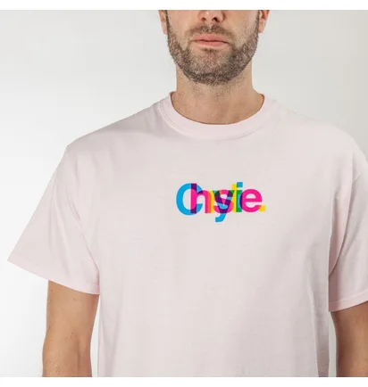 Chrystie NYC Chrystie Massimo Logo T-Shirt (Pink)