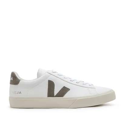 Veja Campo Chromefree Leather (Weiß / Khaki)