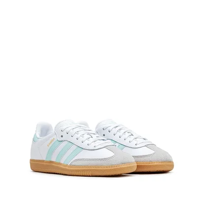 adidas JUNIOR Samba OG (Weiss / Hellblau)