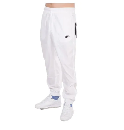 Nike NSW Swoosh Woven Pants (Weiß / Schwarz)