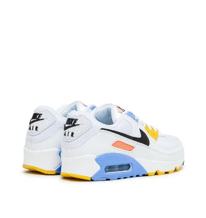 Nike WMNS Air Max 90 (Weiß / Blau / Gelb)
