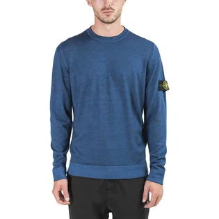 Stone Island Airbrush Wool Longsleeve (Blau)