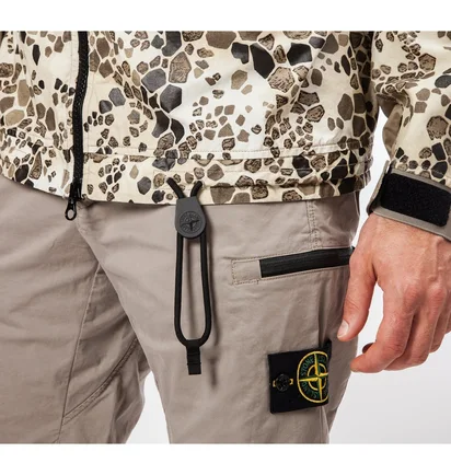 Stone Island Alligator Camo Light Cotton - Nylon Rep (Beige)