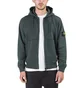Stone Island Full Zip Hooded Sweat (Dunkelgrün)