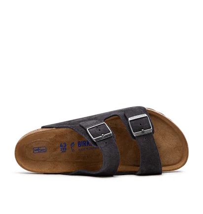 Birkenstock Arizona Soft Footbed Suede (Grau)
