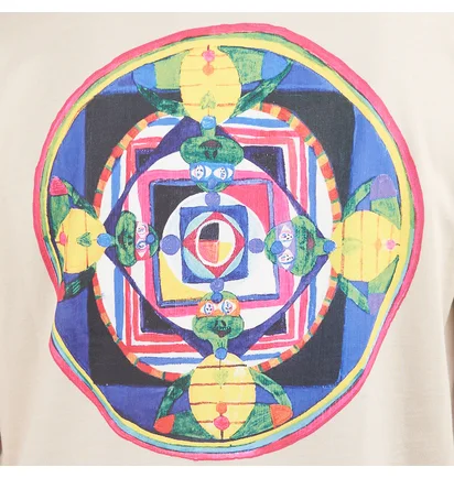 T.I.M.E. Future Time Zone SS Tee (Beige / Multi)