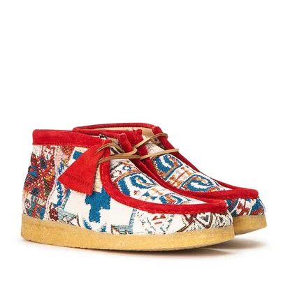 Clarks Originals x Todd Snyder Wallabee Boot (Rot / Multi)