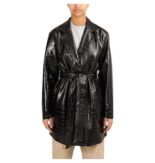 Han Kjobenhavn Wrap Belt Jacket (Schwarz)