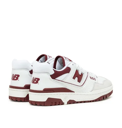 New Balance BB 550 LI (Weiß / Weinrot)