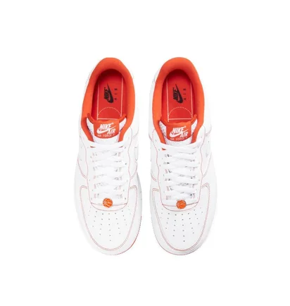 Nike Air Force 1 '07 LV8 'Rucker Park' (Weiß / Orange)