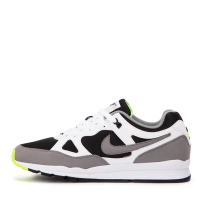 Nike Air Span II (Weiß / Grau / Neongelb)