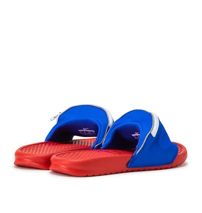 Nike Benassi JDI 'Fanny Pack' (Rot / Blau)