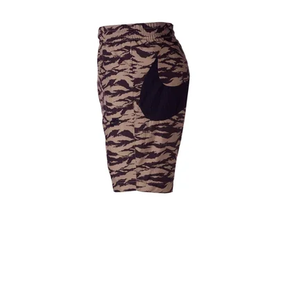 Nike NSW Printed Swoosh Woven Shorts (Khaki / Schwarz)