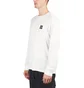Stone Island Patch Long Sleeve T-Shirt (Weiß)
