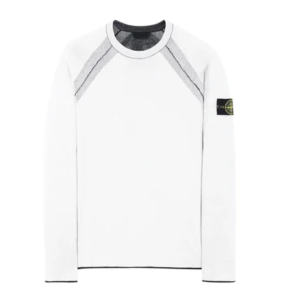 Stone Island Reversible Knit Pullover (Navy)
