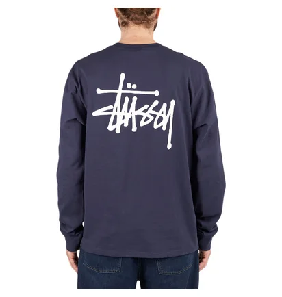 Stüssy Basic Longsleeve (Navy)