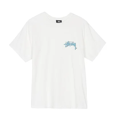 Stüssy Stock C. Pig Dyed Tee (Weiß)