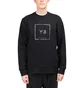 adidas Y-3 Reflective Square Logo Crewneck (Schwarz)