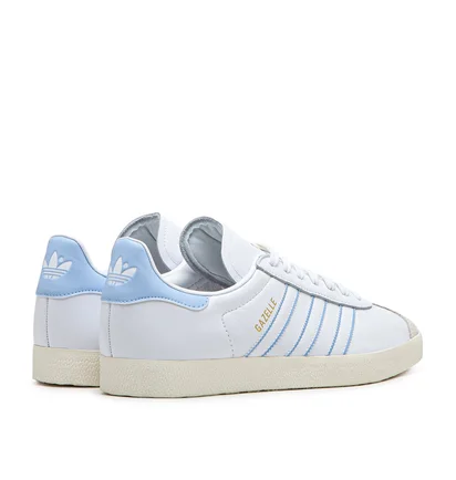 adidas Gazelle (Weiß / Hellblau)