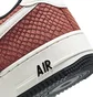 Nike Air Force 1 Premium (Rot / Beige)