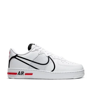 Nike Air Force 1 React (Weiss / Rot)