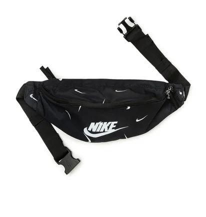 Nike Heritage Hip Pack (Schwarz / Weiß)