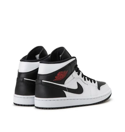 Air Jordan WMNS 1 Mid (Weiß / Schwarz)