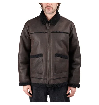Rassvet Faux Shearling Coat (Braun)