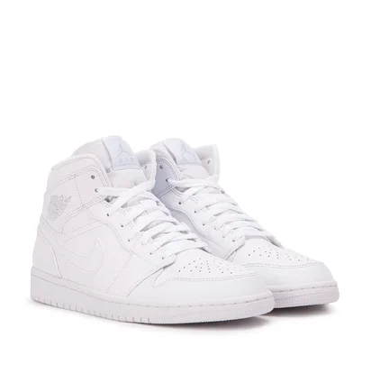 Air Jordan 1 MID 'Triple White' (Weiß)